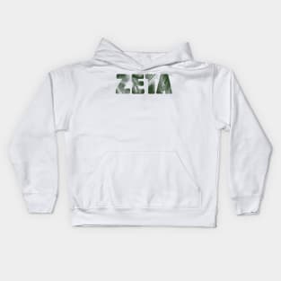 Zeta Leaf Letters Kids Hoodie